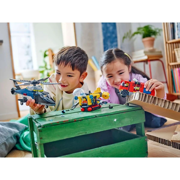 LEGO City 60462 Remix: Helikoptéra, hasičský vůz a ponorka - LEGO - Obrázek A2SE000J01