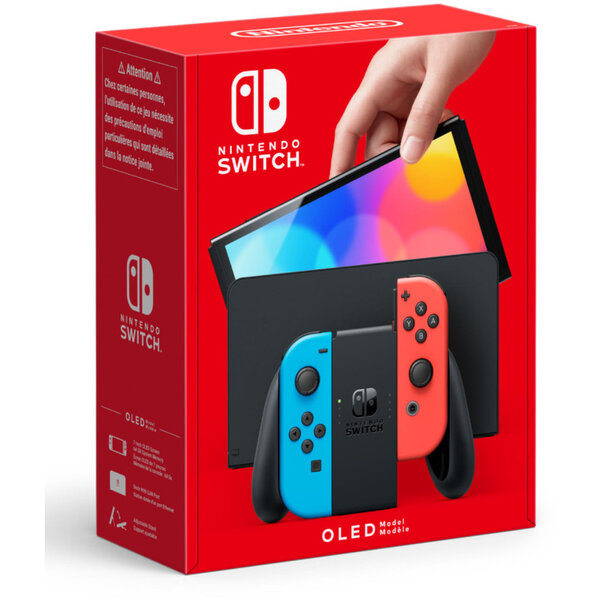 Levně Konzole Nintendo Switch - OLED Neon Blue/Neon Red