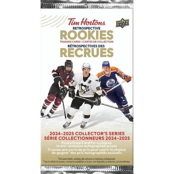 Hokejové karty 2024/25 Upper Deck Tim Hortons Retrospective Rookies Hockey Hobby Balíček - Hokejové karty - Hlavní obrázek