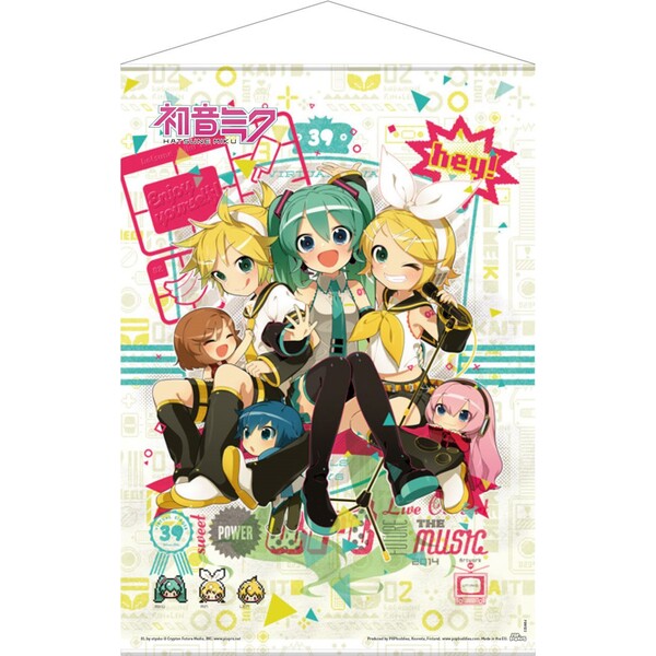 Levně Plátěný plakát Vocaloid: Hey! Piapro Characters 50 x 70 cm
