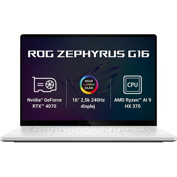 ASUS ROG Zephyrus G16 (GA605WI-NEBULA016W) bílý