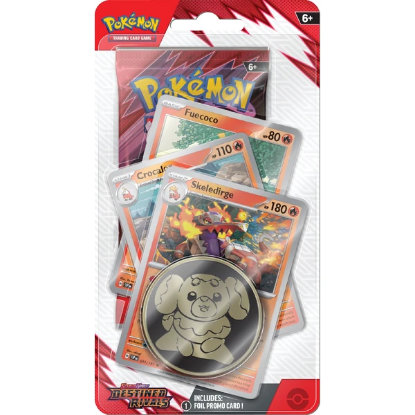 Pokémon TCG: SV10 Destined Rivals - Premium Checklane Blister - Pokémon karty - Obrázek A98F000J01