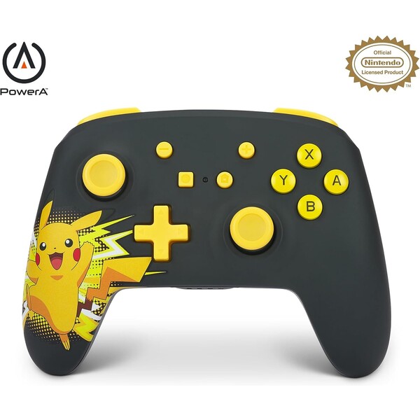 Levně PowerA bezdrátový herní ovladač - Pikachu Ecstatic (Switch)
