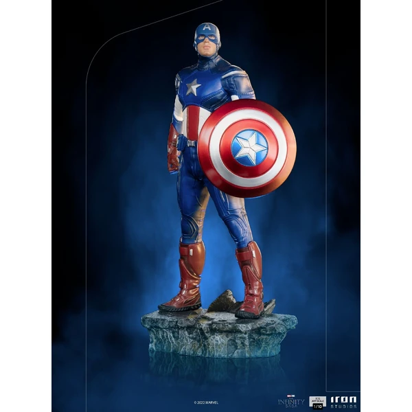 Soška Iron Studios Captain America Battle of NY - The Infinity Saga - BDS Art Scale 1/10 23 cm - Sochy a sošky - Obrázek AHE0000L01