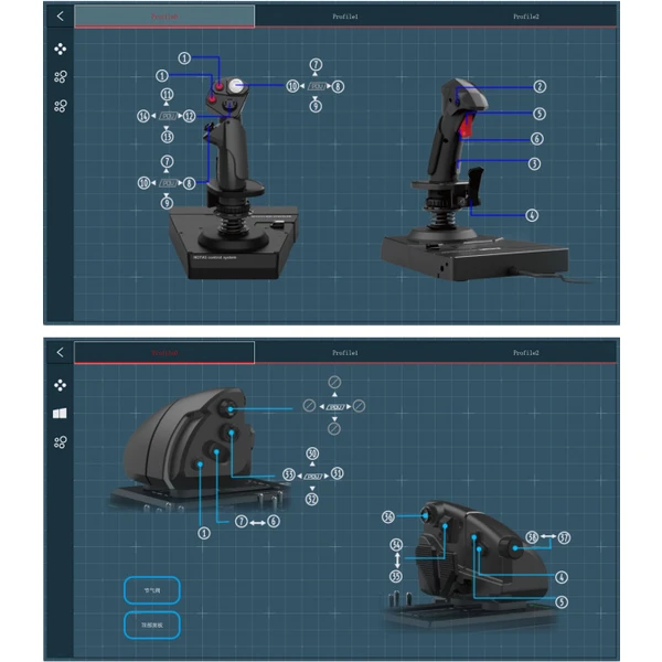 Hori HOTAS Flight Control System & Mount pro PC - Joysticky - Obrázek AL20000L01
