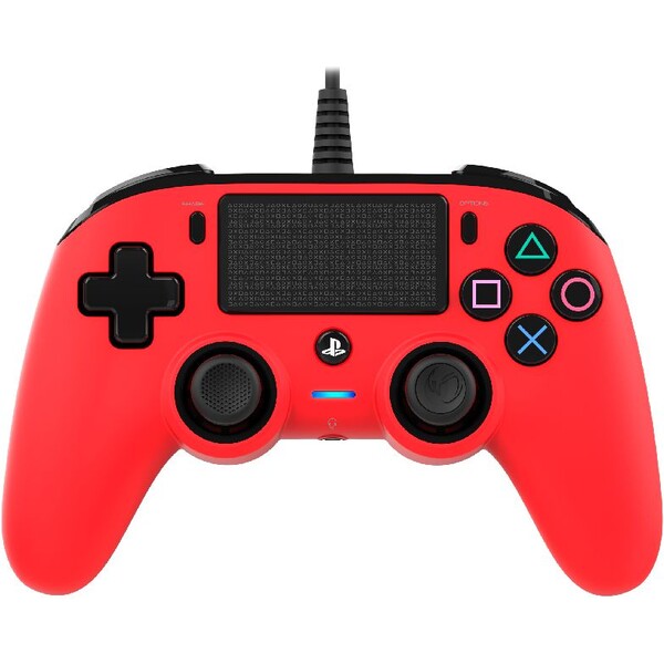 Levně Herní ovladač Nacon Compact Controller červený (PS4/PC)