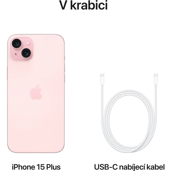 Apple iPhone 15 Plus 256GB růžový - Mobilní telefony - Obrázek AP39000601