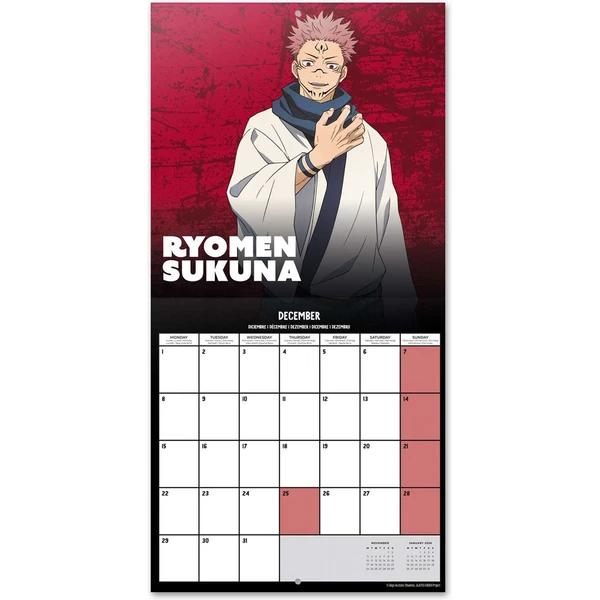 Kalendář Jujutsu Kaisen 2025 - Kalendáře - Obrázek B0EA000K01