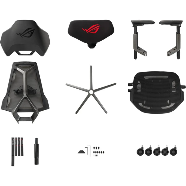 ASUS ROG Destrier Ergo herní židle - Židle - Obrázek B177000701