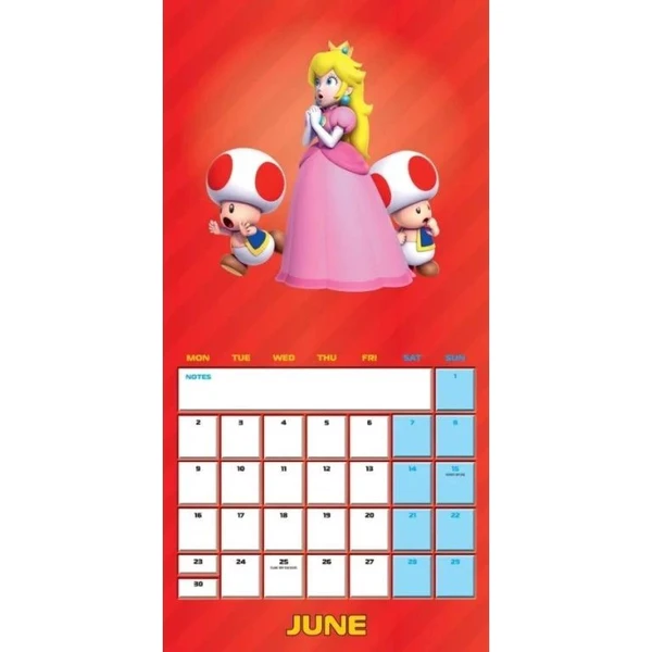 Kalendář Super Mario 2025 - Kalendáře - Obrázek B1M9000O01
