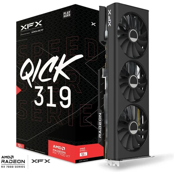 XFX Speedster QICK 319 AMD Radeon RX-7700 XT 12GB GDDR6 - Grafické karty - Hlavní obrázek