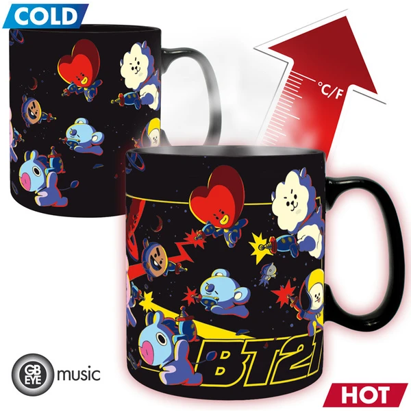Hrnek BT21 - Space 460 ml (měnící se motiv) - Hrnky - Hlavní obrázek