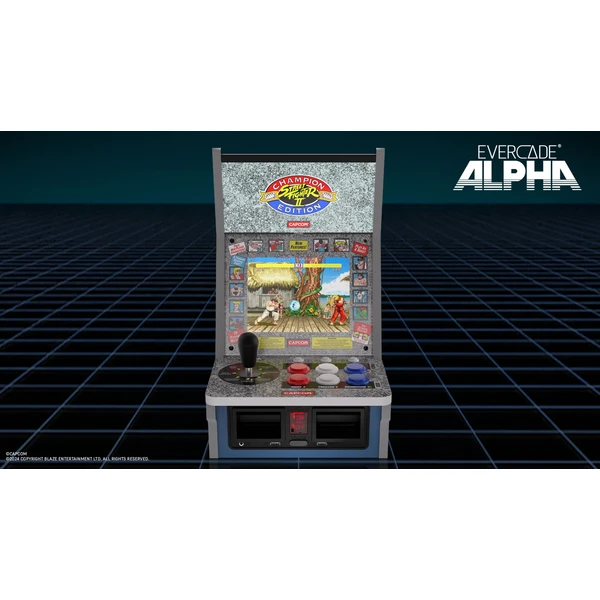 Evercade Alpha Street Fighter Bartop Arcade stolní retro arkádový automat - Konzole - Obrázek B3H7000K01
