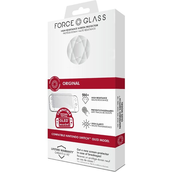 Levně Ochranné sklo BigBen Screen Protector Force Glass (Switch OLED)