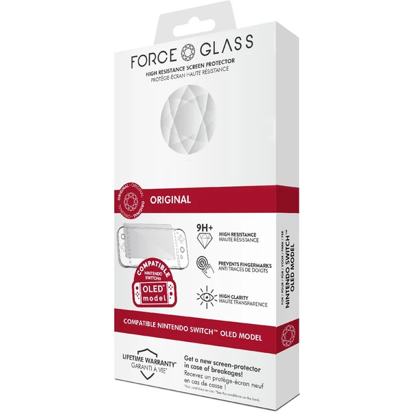 Ochranné sklo BigBen Screen Protector Force Glass (Switch OLED) - Ochranné folie a skla - Hlavní obrázek