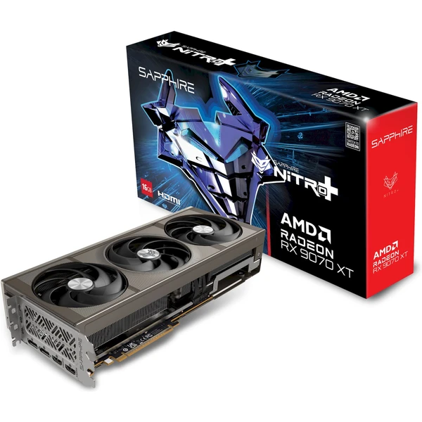 Sapphire NITRO+ AMD Radeon RX 9070 XT GAMING OC 16GB - Grafické karty - Obrázek B3LE000L01