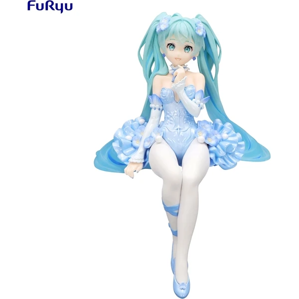 Figurka Furyu Hatsune Miku Flower Fairy Nemophila Pail Blue Color 15 cm - Figurky - Hlavní obrázek