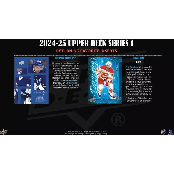 Hokejové karty Starter Kit 2024-25 Upper Deck Series 1 - Hokejové karty - Obrázek B45B000L01