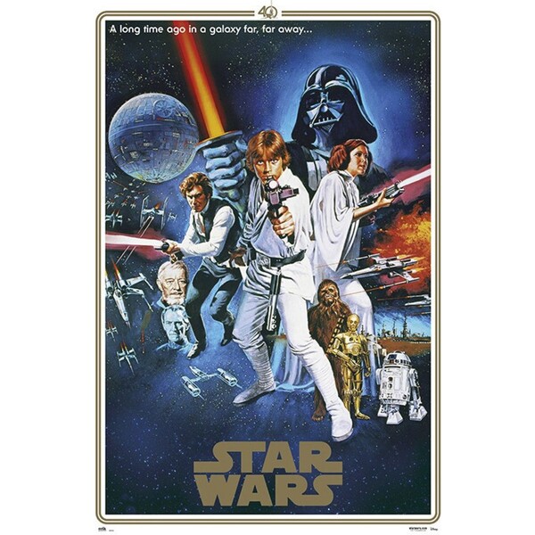 Levně Plakát Star Wars - 40th Anniversary One Sheet B (124)