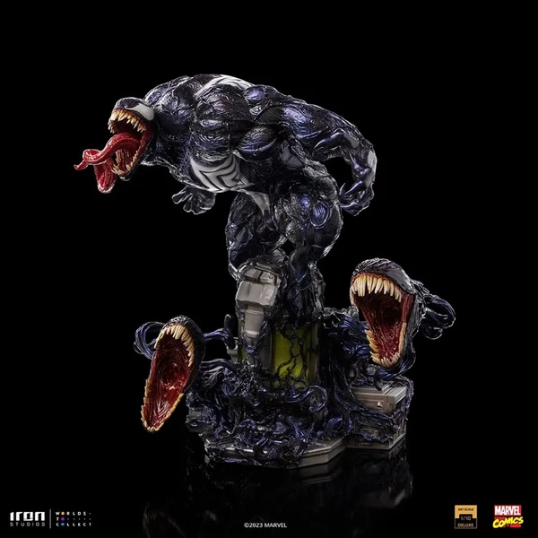 Soška Iron Studios Art Scale 1/10 Deluxe Spider-man vs Villains - Venom 25,5 cm - Sochy a sošky - Obrázek B4M7000J01