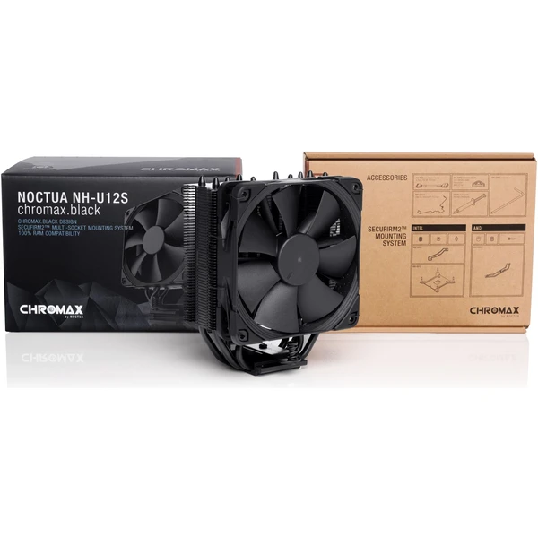 NOCTUA NH-U12S chromax.black - chladič procesoru - Chladiče - Obrázek B4O4000L01