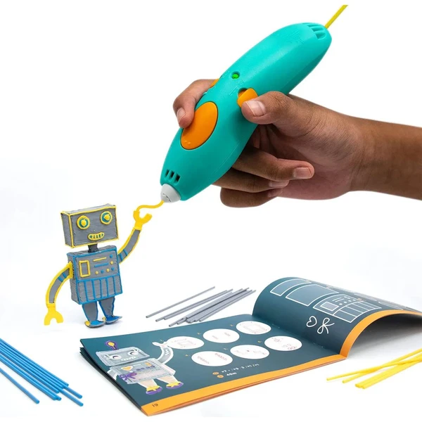 3Doodler 3D Pero Start+ Bundle + 147 náplní, 12 šablon, 9 karet aktivit, podložka - 3D Pera - Obrázek B79F000J01