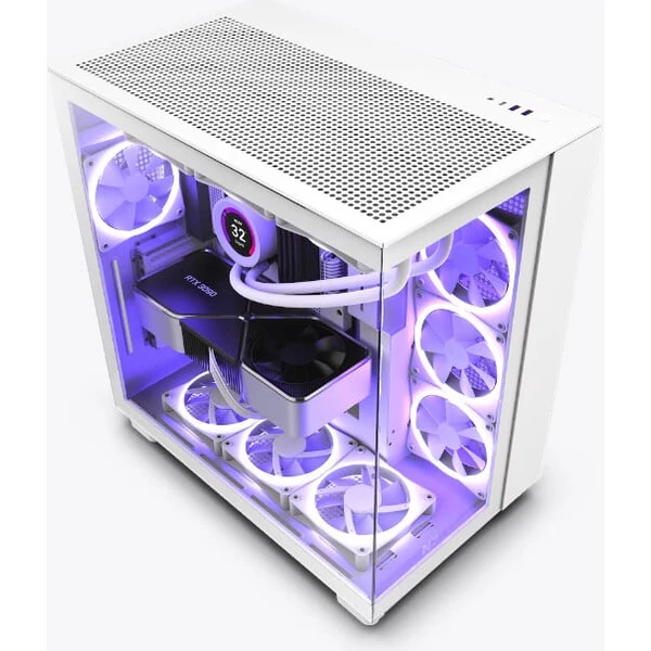 NZXT H9 Flow edition bílá - Počítačové skříně - Obrázek BA0L100501