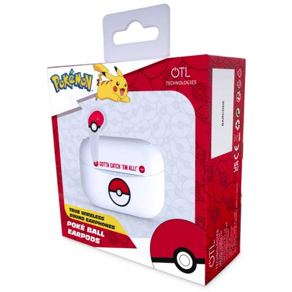 OTL bezdrátová sluchátka TWS s motivem Pokémon Pokeball - Sluchátka - Obrázek BDERF00101