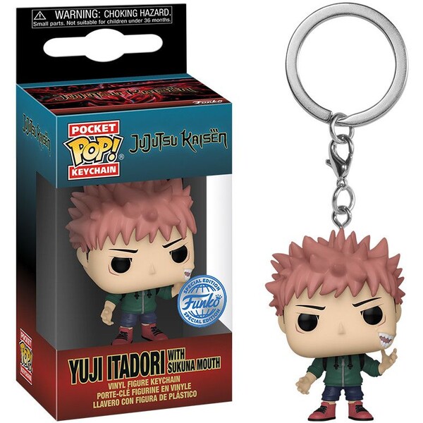 Funko POP Keychain: JJK- Itadori(Sukuna mth)