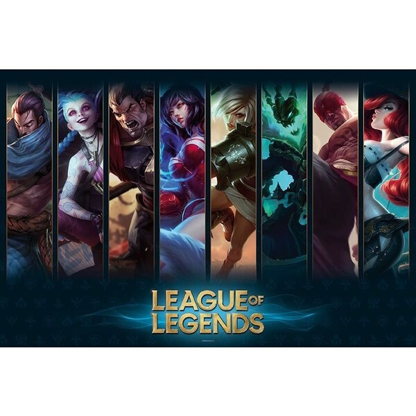Levně Plakát League of Legends - Champions (34)