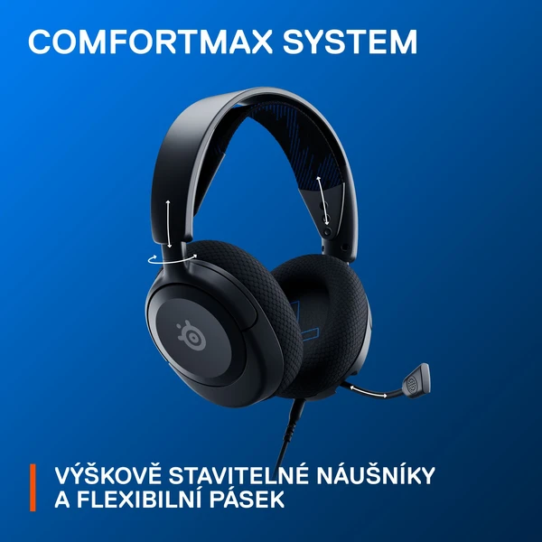 SteelSeries Arctis Nova 1P herní sluchátka černá - Sluchátka - Obrázek C3FJ300401