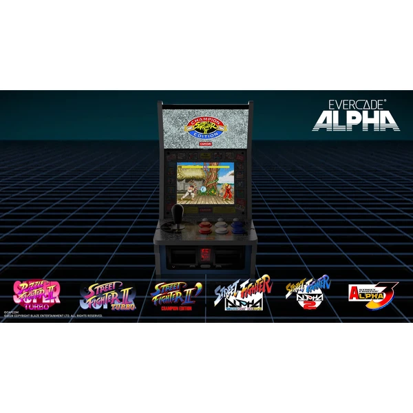 Evercade Alpha Street Fighter Bartop Arcade stolní retro arkádový automat - Konzole - Obrázek C3H7000K01