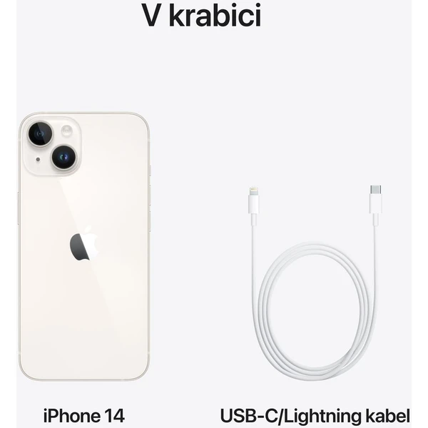 Apple iPhone 14 512GB hvězdně bílý - Mobilní telefony - Obrázek C4LG300401