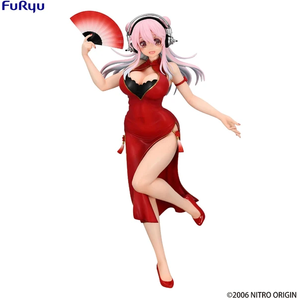 Soška Furyu Super Sonico: Trio-Try-iT - Super Sonico (China Dress) 21 cm - Sochy a sošky - Obrázek C56D000P01