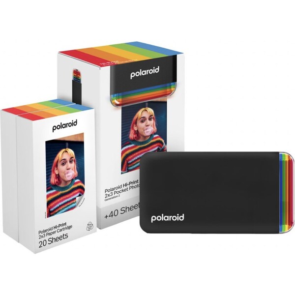 Polaroid Hi-Print Gen 2 tiskárna E-box černá