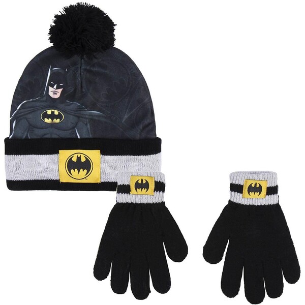 Levně Zimní set (čepice a rukavice) Batman