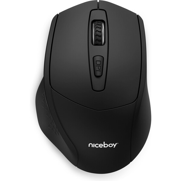 Levně Niceboy Office M10 Ergonomic bezdrátová myš černá