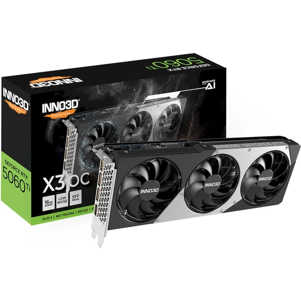 INNO3D NVIDIA GeForce RTX 5060 Ti X3 OC 16GB GDDR7 - Grafické karty - Obrázek CQWH000K01