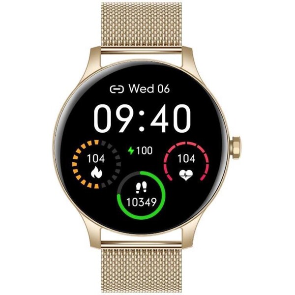 Levně Garett Smartwatch Classy zlatá