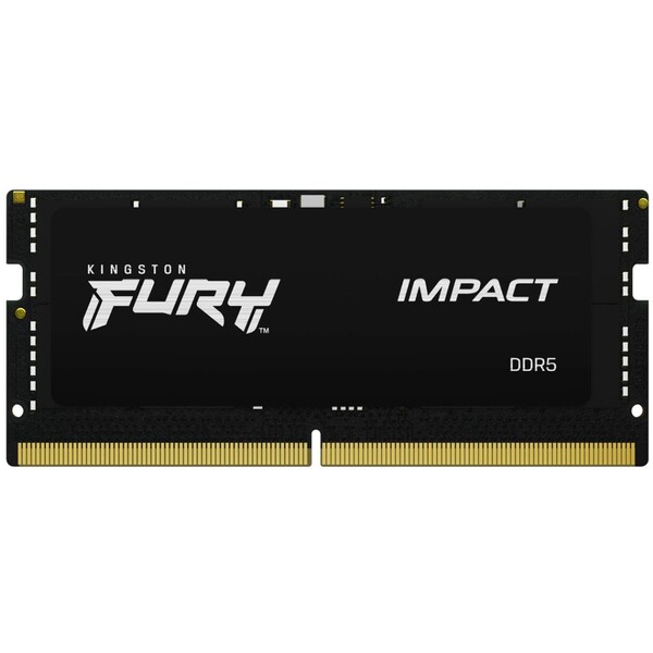Levně Kingston Fury Impact 8GB 4800MHz CL38 DDR5 SO-DIMM Black