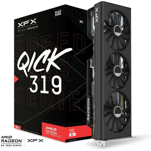 XFX Speedster QICK 319 AMD Radeon RX 7800 XT CORE 16GB GDDR6