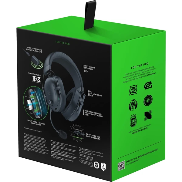 Razer BlackShark V2 HyperSpeed herní skluchátka černá - Sluchátka - Obrázek D1US100501