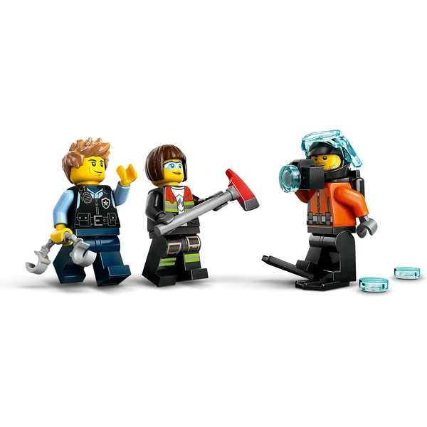 LEGO City 60462 Remix: Helikoptéra, hasičský vůz a ponorka - LEGO - Obrázek D2SE000J01