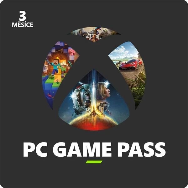 Microsoft Game Pass pro PC na 3 měsíce - Nefyzické Dárky - Hlavní obrázek