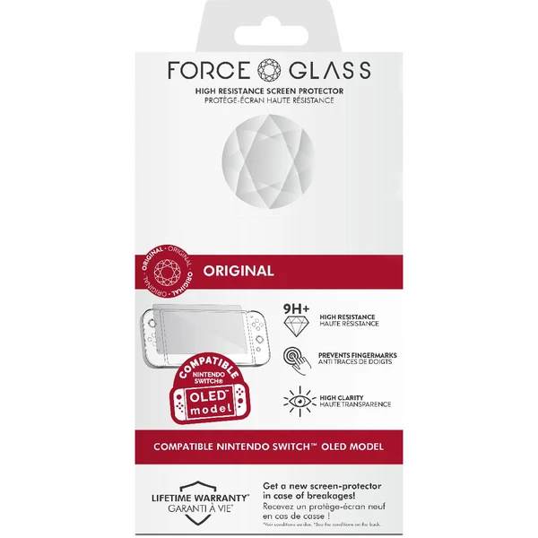 Ochranné sklo BigBen Screen Protector Force Glass (Switch OLED) - Ochranné folie a skla - Obrázek D3I7000701