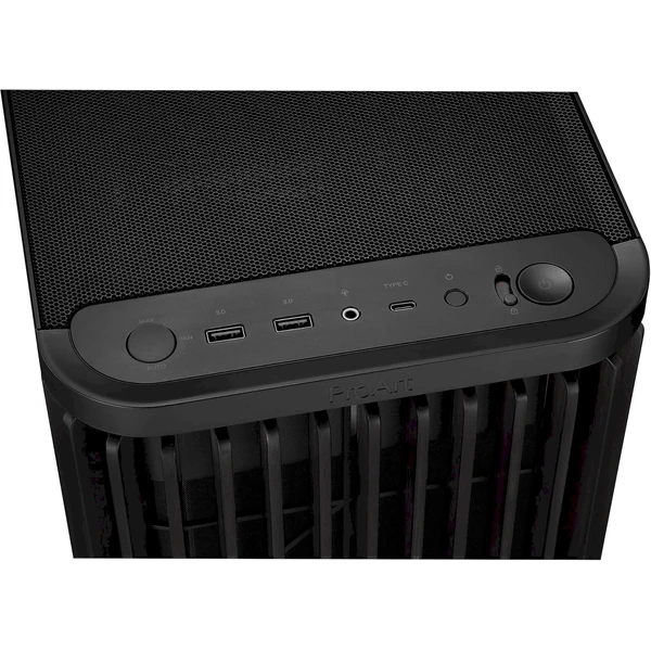 ASUS PROART PA401 Wood TG černá - Počítačové skříně - Obrázek D3VD000L01