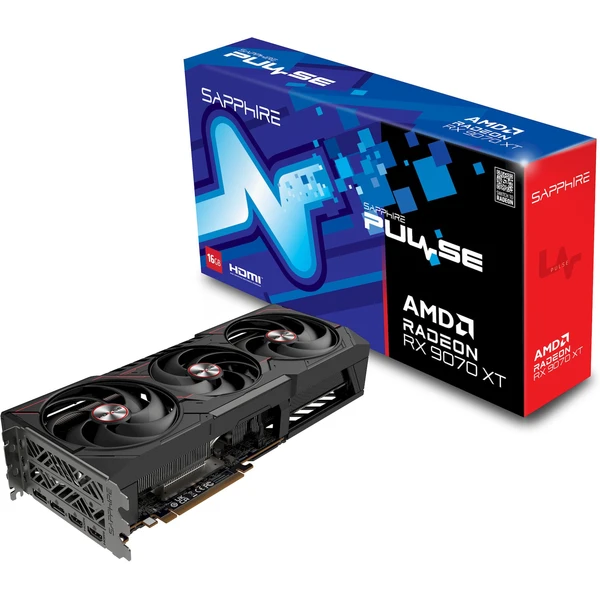Sapphire PULSE AMD Radeon RX 9070 XT GAMING 16GB - Grafické karty - Obrázek D4LE000L01