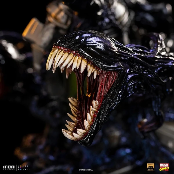Soška Iron Studios Art Scale 1/10 Deluxe Spider-man vs Villains - Venom 25,5 cm - Sochy a sošky - Obrázek D4M7000J01