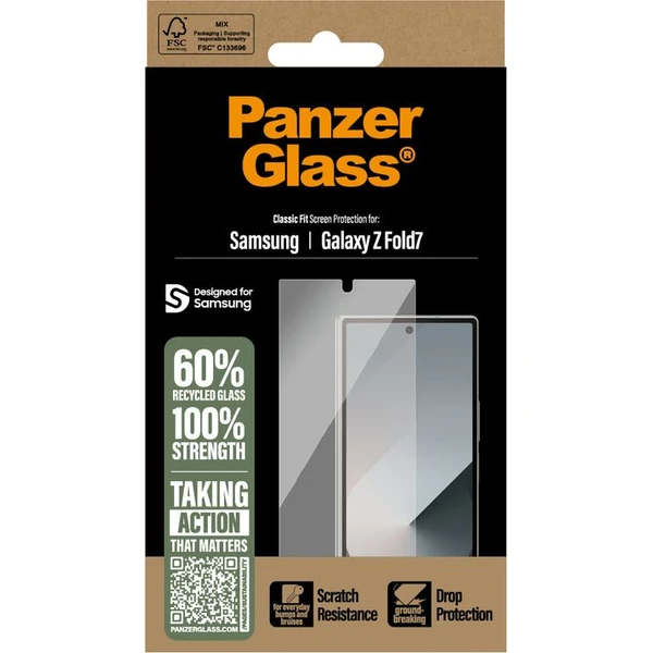 PanzerGlass® Ultra-Wide Fit sklo Samsung Galaxy Z Fold7 - Ochranné folie a skla - Obrázek D4SE000K01