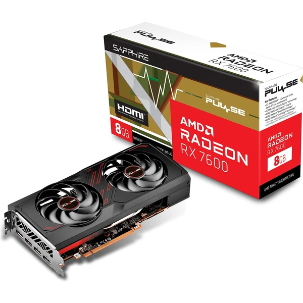 Sapphire PULSE AMD Radeon RX 7600 GAMING 8GB - Grafické karty - Obrázek D6G6000701
